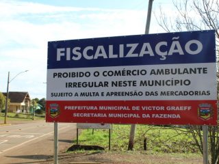 Prefeitura intensifica fiscalização de vendedores ambulantes irregulares no município