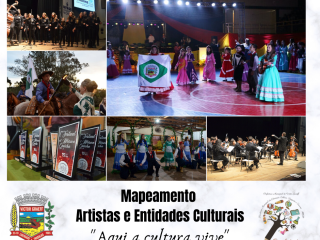 Prefeitura de Victor Graeff promove cadastro de artistas e entidades culturais
