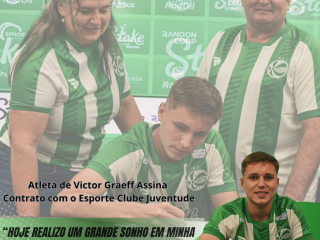 Atleta de Victor Graeff Assina Contrato com o Esporte Clube Juventude