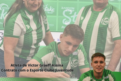 Atleta de Victor Graeff Assina Contrato com o Esporte Clube Juventude